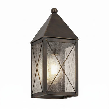 Ashford Sconce shown in the Dark Brass finish with a Seedy shade - 9521-X-DB-SDY
