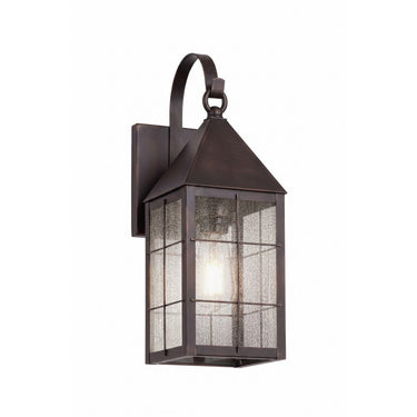 Ashford Sconce shown in the Dark Brass finish with a Seedy shade - 9521P-H-DB-SDY