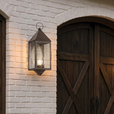 Ashford Sconce shown in the Dark Brass finish with a Seedy shade - 9561-H-DB-SDY-C 2