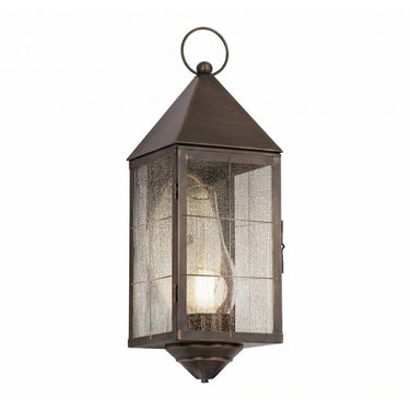 Ashford Sconce shown in the Dark Brass finish with a Seedy shade - 9561-H-DB-SDY-C