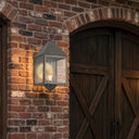 Ashford Sconce shown in the Gunmetal finish with a Clear shade - 9511-GM-CL-C 2