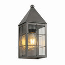 Ashford Sconce shown in the Gunmetal finish with a Clear shade - 9521-H-GM-CL