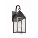 Ashford Sconce shown in the Gunmetal finish with a Clear shade - 9521P-GM-CL