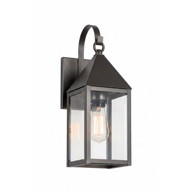 Ashford Sconce shown in the Gunmetal finish with a Clear shade - 9521P-GM-CL