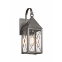 Ashford Sconce shown in the Gunmetal finish with a Clear shade - 9521P-X-GM-CL