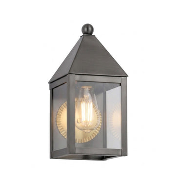 Ashford Sconce shown in the Gunmetal finish with a Clear shade - 9531-GM-CL