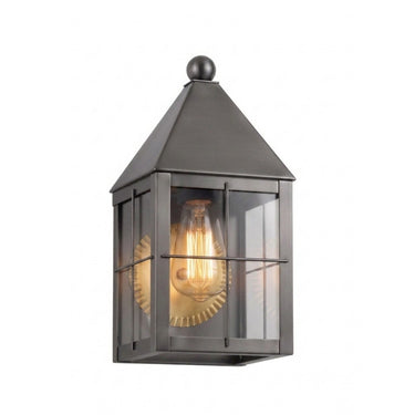 Ashford Sconce shown in the Gunmetal finish with a Clear shade - 9531-H-GM-CL