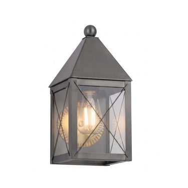 Ashford Sconce shown in the Gunmetal finish with a Clear shade - 9531-X-GM-CL