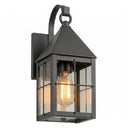 Ashford Sconce shown in the Gunmetal finish with a Clear shade - 9531P-H-GM-CL