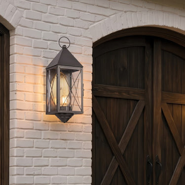 Ashford Sconce shown in the Gunmetal finish with a Clear shade - 9561-X-GM-CL-C 2