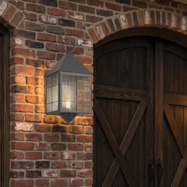 Ashford Sconce shown in the Gunmetal finish with a Seedy shade - 9511-GM-SDY-C 2