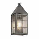 Ashford Sconce shown in the Gunmetal finish with a Seedy shade - 9521-H-GM-SDY