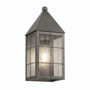 Ashford Sconce shown in the Gunmetal finish with a Seedy shade - 9521-H-GM-SDY