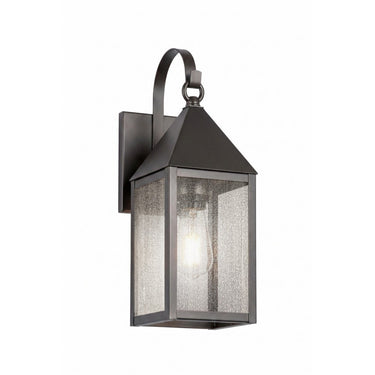 Ashford Sconce shown in the Gunmetal finish with a Seedy shade - 9521P-GM-SDY