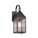 Ashford Sconce shown in the Gunmetal finish with a Seedy shade - 9521P-H-GM-SDY