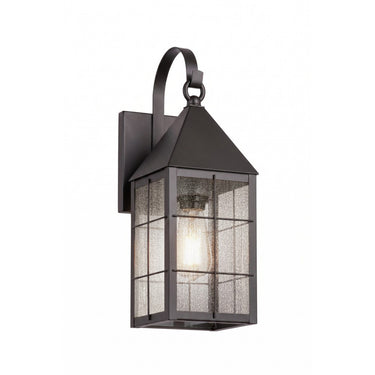 Ashford Sconce shown in the Gunmetal finish with a Seedy shade - 9521P-H-GM-SDY