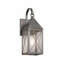 Ashford Sconce shown in the Gunmetal finish with a Seedy shade - 9521P-X-GM-SDY