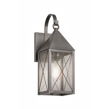 Ashford Sconce shown in the Gunmetal finish with a Seedy shade - 9521P-X-GM-SDY