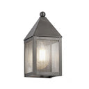 Ashford Sconce shown in the Gunmetal finish with a Seedy shade - 9531-GM-SDY