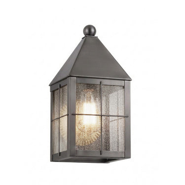 Ashford Sconce shown in the Gunmetal finish with a Seedy shade - 9531-H-GM-SDY