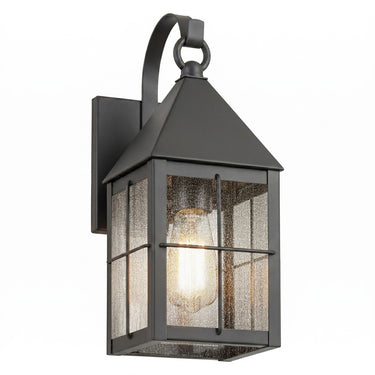 Ashford Sconce shown in the Gunmetal finish with a Seedy shade - 9531P-H-GM-SDY