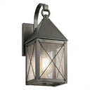 Ashford Sconce shown in the Gunmetal finish with a Seedy shade - 9531P-X-GM-SDY