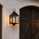 Ashford Sconce shown in the Matte Black finish with a Clear shade - 9511-H-BK-CL-C 2