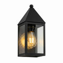 Ashford Sconce shown in the Matte Black finish with a Clear shade - 9521-BK-CL