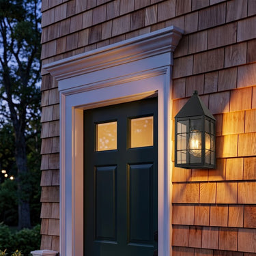 Ashford Sconce shown in the Matte Black finish with a Clear shade - 9521-H-BK-CL 2