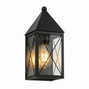 Ashford Sconce shown in the Matte Black finish with a Clear shade - 9521-X-BK-CL