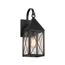 Ashford Sconce shown in the Matte Black finish with a Clear shade - 9521P-X-BK-CL