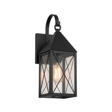 Ashford Sconce shown in the Matte Black finish with a Clear shade - 9521P-X-BK-CL