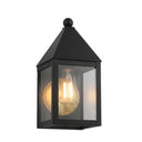 Ashford Sconce shown in the Matte Black finish with a Clear shade - 9531-BK-CL