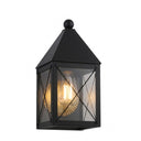 Ashford Sconce shown in the Matte Black finish with a Clear shade - 9531-X-BK-CL