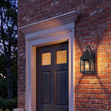 Ashford Sconce shown in the Matte Black finish with a Clear shade - 9531P-H-BK-CL 2