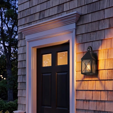 Ashford Sconce shown in the Matte Black finish with a Clear shade - 9531P-X-BK-CL 2