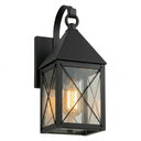 Ashford Sconce shown in the Matte Black finish with a Clear shade - 9531P-X-BK-CL