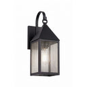 Ashford Sconce shown in the Matte Black finish with a Seedy shade - 9521P-BK-SDY
