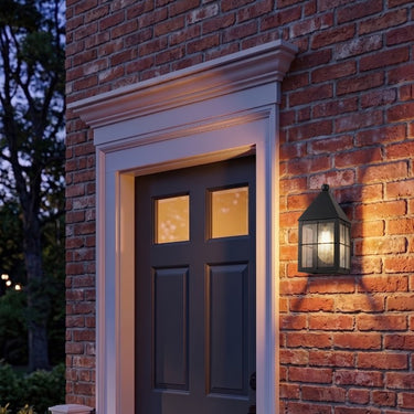 Ashford Sconce shown in the Matte Black finish with a Seedy shade - 9531-H-BK-SDY 2