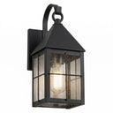 Ashford Sconce shown in the Matte Black finish with a Seedy shade - 9531P-H-BK-SDY