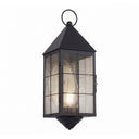 Ashford Sconce shown in the Matte Black finish with a Seedy shade - 9561-H-BK-SDY-C