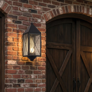 Ashford Sconce shown in the Matte Black finish with a Seedy shade - 9561-X-BK-SDY-C 2