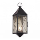 Ashford Sconce shown in the Matte Black finish with a Seedy shade - 9561-X-BK-SDY-C