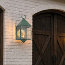 Ashford Sconce shown in the Verde Green finish with a Clear shade - 9511-H-VG-CL-C 2