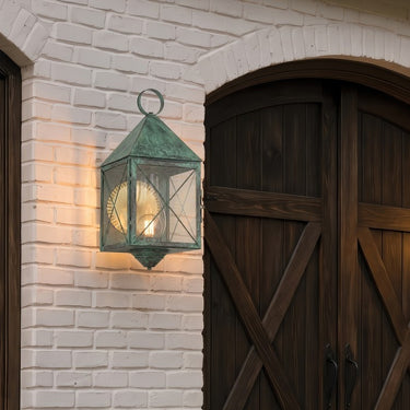 Ashford Sconce shown in the Verde Green finish with a Clear shade - 9511-X-VG-CL-C 2
