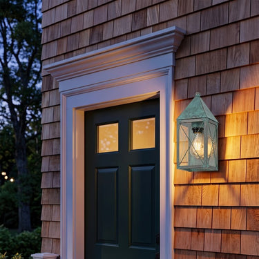 Ashford Sconce shown in the Verde Green finish with a Clear shade - 9521-X-VG-CL 2