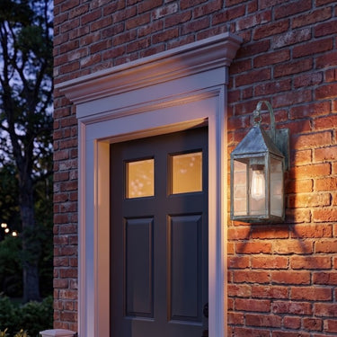 Ashford Sconce shown in the Verde Green finish with a Clear shade - 9521P-VG-CL 2