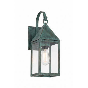 Ashford Sconce shown in the Verde Green finish with a Clear shade - 9521P-VG-CL
