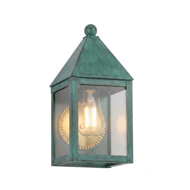 Ashford Sconce shown in the Verde Green finish with a Clear shade - 9531-VG-CL