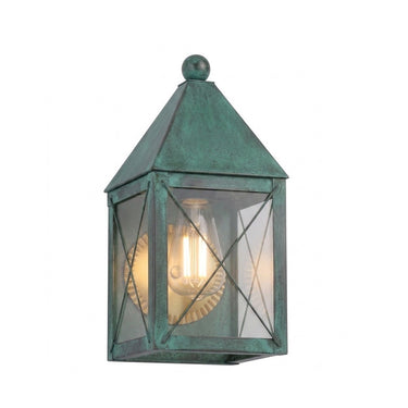 Ashford Sconce shown in the Verde Green finish with a Clear shade - 9531-X-VG-CL